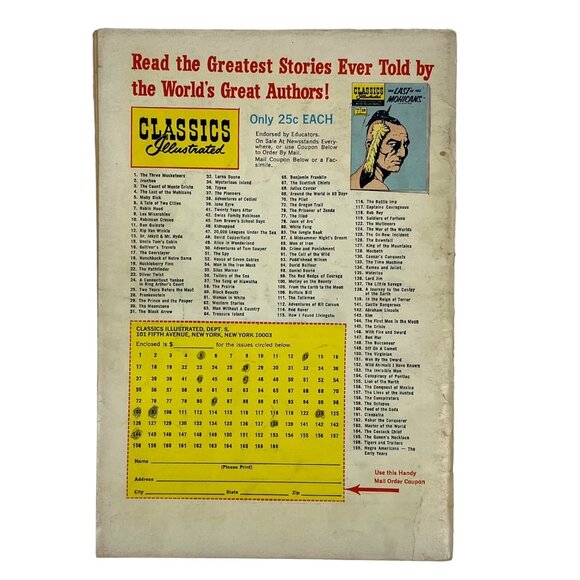 Classics Illustrated Robinson Crusoe No. 10 Summer 1970 - Picture 2 of 4